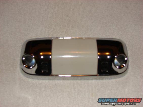 Chrome dome and map light