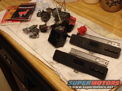 Intermittent wiper switches and clocks