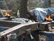 1967 Ford Bronco - Removing un-needed mounts proves to be difficult but got it handled. Notice the frame damage from the original shock mounts. Oh yeah body b…