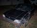1987 Honda CRX - This black 1987 Honda CRX has significant damage to its front end.