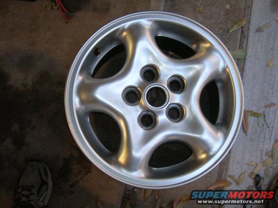 alloy wheel with five spokes