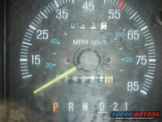 Speedometer reads 0-85 MPH, odometer shows 01116 miles, and gear selector is in Park
