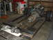 1964 Ford Ranchero - Custom chassis build with engine, transmission, and turbochargers in a garage setting.