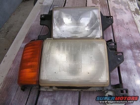 Replacing the Headlight with another I got from the Boneyard. Clear vs. cloudy with water inside it