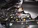 1999 Ford Crown Victoria - Engine bay wiring harness detail with numerous electrical connectors and fluid lines visible.