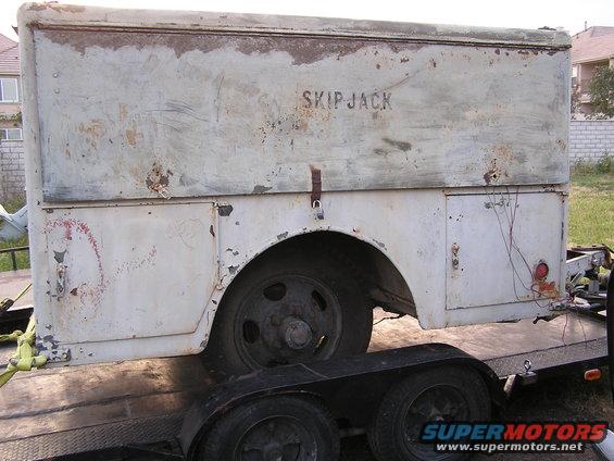 WWII Trailer "Skip Jack" Right Side 