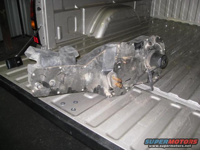 Heater core assembly in truck bed