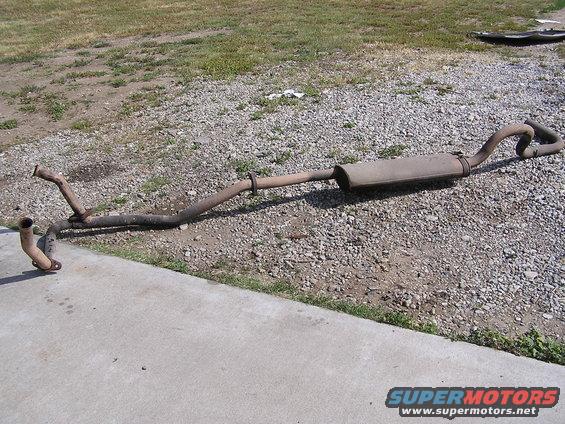 Stock Exhaust Pipes of the Diesel