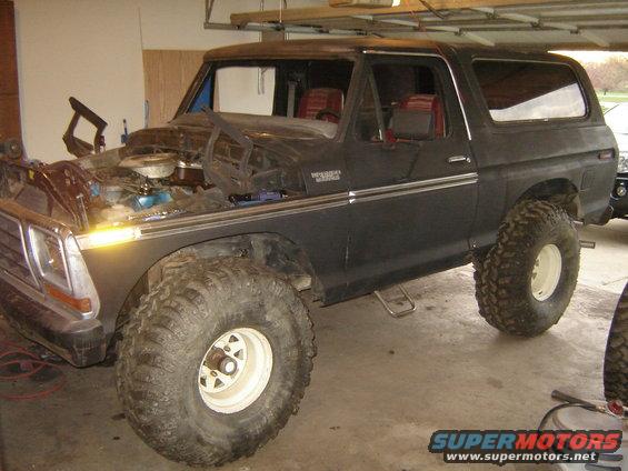 Bronco stuck in the garage