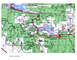1996 Ford Bronco - A map shows routes and locations, with handwritten notes detailing a trip.