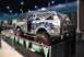 1996 Ford Bronco - This heavily modified SUV features a unique spiderweb and skull graphic paint job and an external roll cage.