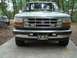 1996 Ford Bronco - New fog lights recessed into bumper cutouts