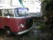 1971 Volkswagen Vanagon - This 1971 Volkswagen Type 2 van has a spare tire mounted on the front.