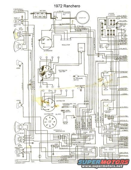 1972 Ford ranchero wiring diagram #9