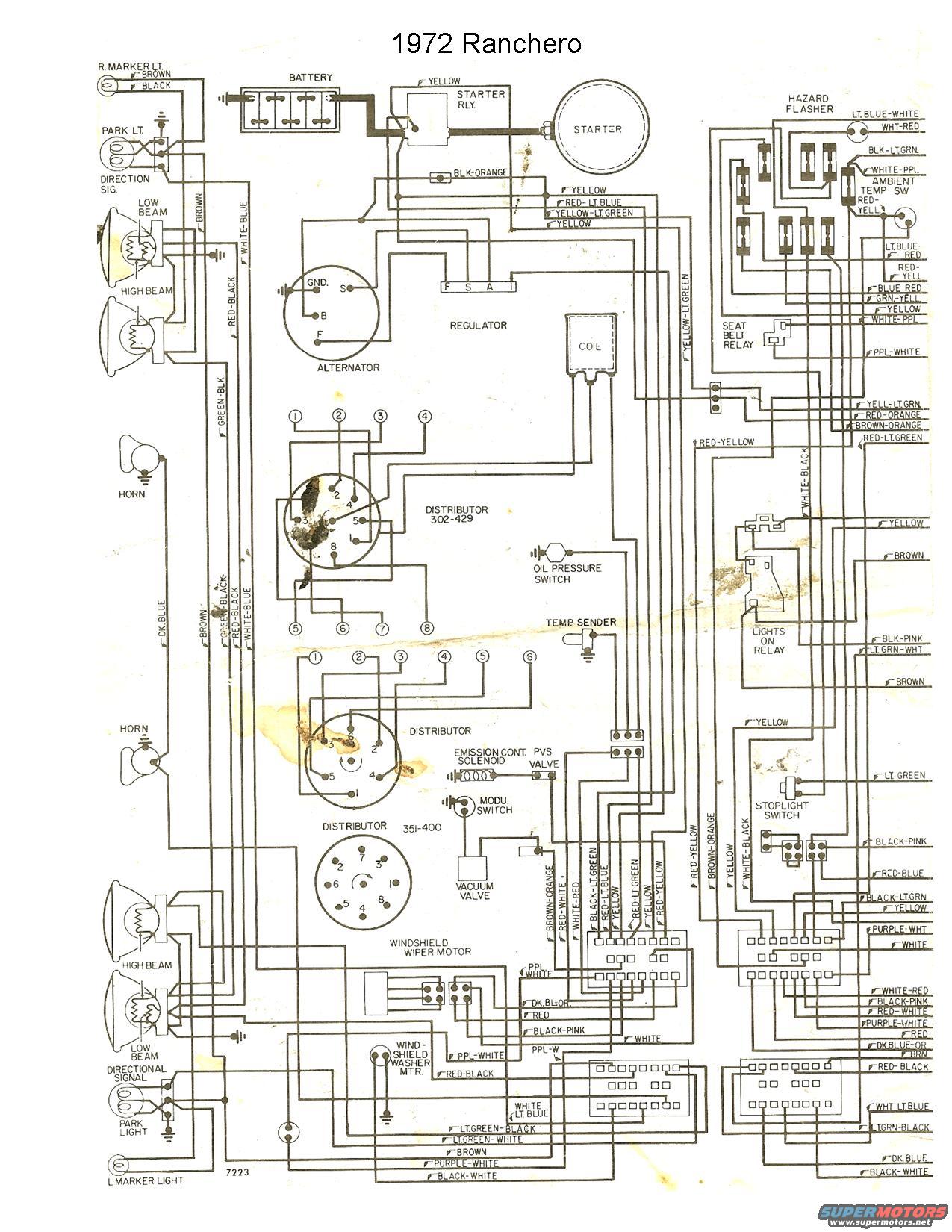 1972 Ford Ranchero Wiring 201 picture | SuperMotors.net 1969 alfa romeo spider wiring diagram 