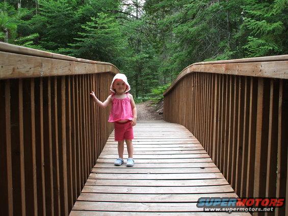lily-on-foot-bridge.jpg Lily on the bridge - 2007