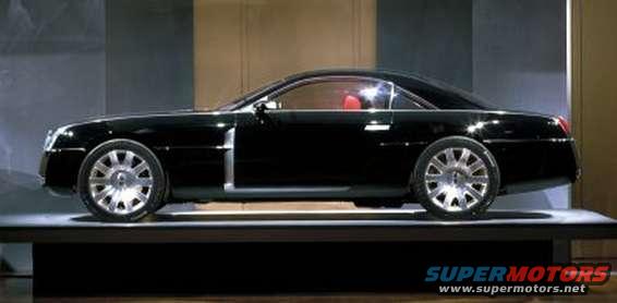 2004 Lincoln MK 9 concept coupe, side view