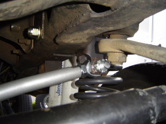 Bolted in place, nice and solid