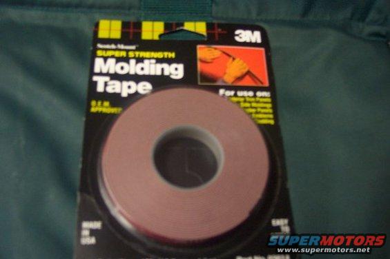 3M Super Strength Molding Tape packaging with a roll of tape inside