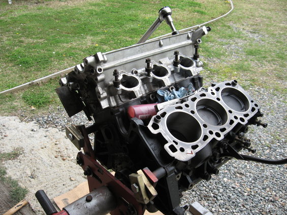 re-installing the head 