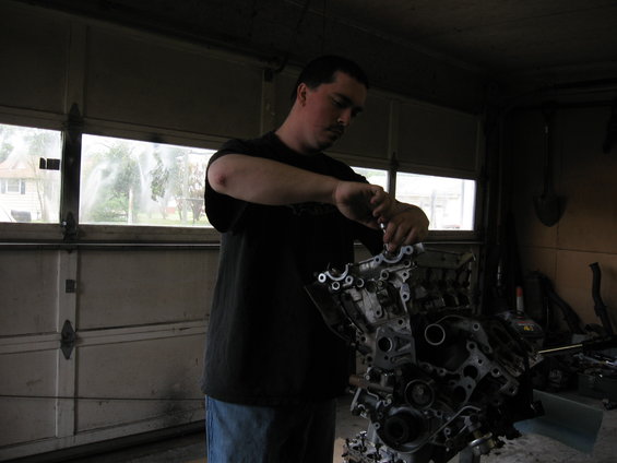 checking the torque on the head bolts