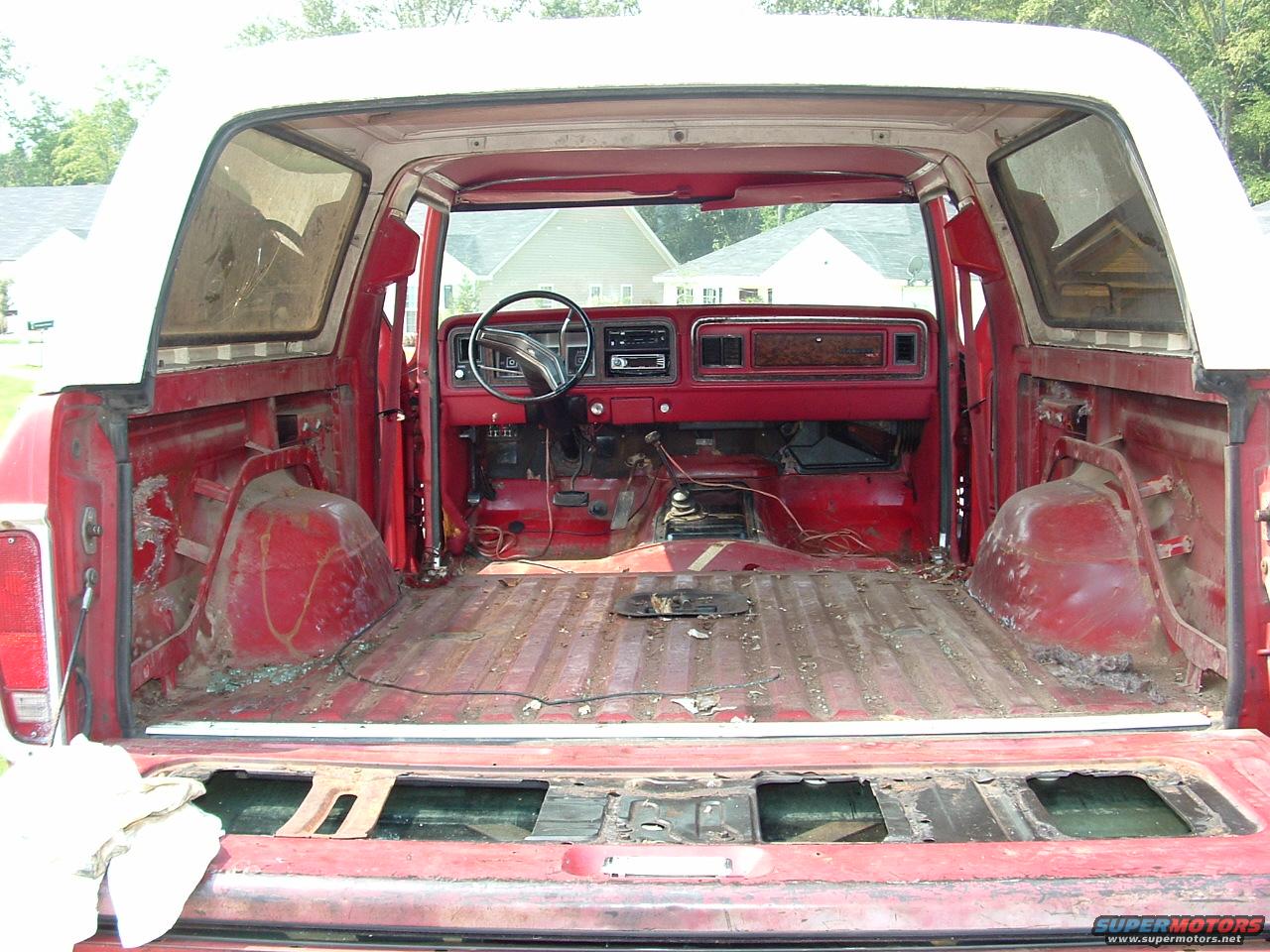 ford bronco 79 interior