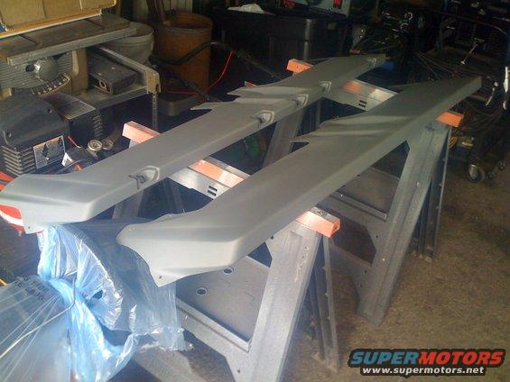 80/96 Lund Visors - primed and ready for paint