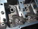 1964 Ford 427 - Detail of engine block components, showing machined surfaces and fasteners.