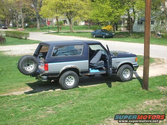 Loading up bronco for the haul