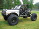 1992 Ford Mustang - This heavily modified off-road vehicle features a roll cage and oversized tires, with a "Bronco" badge indicating its heritage.