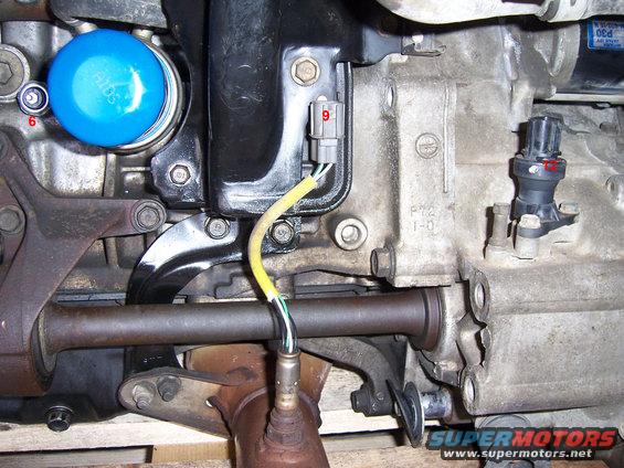 6912.jpg 6 - Engine Oil Pressure Switch
9 - HO2
12 - VSS