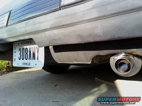 Some rust right above muffler