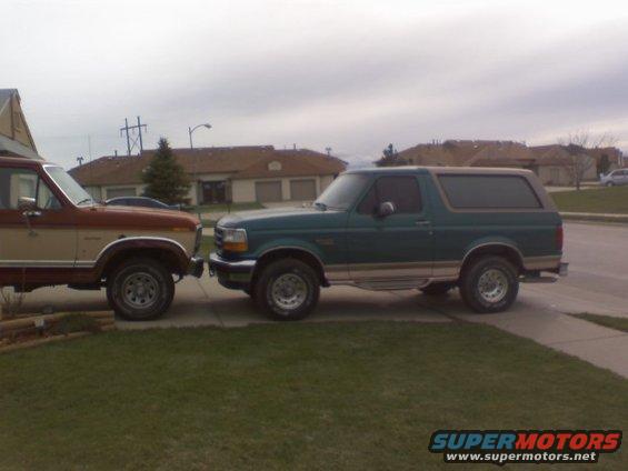 0512081726.jpg the two bronco's nose to nose 
