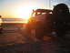 1989 Ford Bronco - Sunset on the beach.