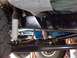 1978 Ford Bronco - Underside view of a 1978 Ford Bronco, detailing its mechanical components and frame.