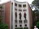 1971 Ford Ranchero - A building facade displays statues of James Madison, Thomas Jefferson, and James Monroe, with text labels above each figure.