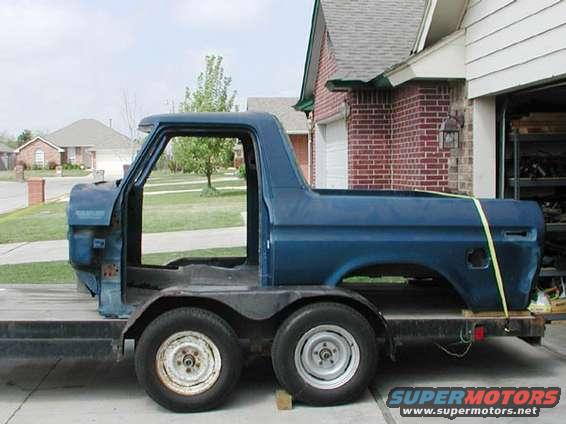 Body on the trailer, goin to Line-X