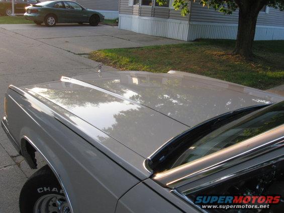 1988 Mercury Grand Marquis hood ornament and chrome trim