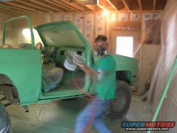 paint08.jpg painting the rig with KEM 400 from sherwin-williams