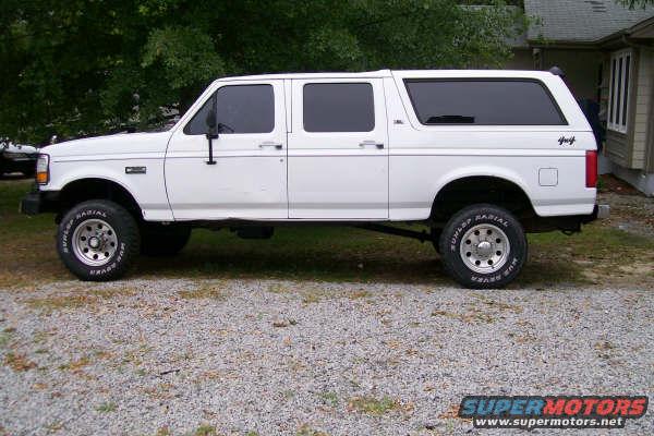 My old tires, I think they were 265x75r16's.
