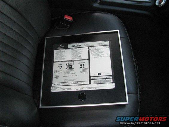 img_3025.jpg Framed original window sticker.