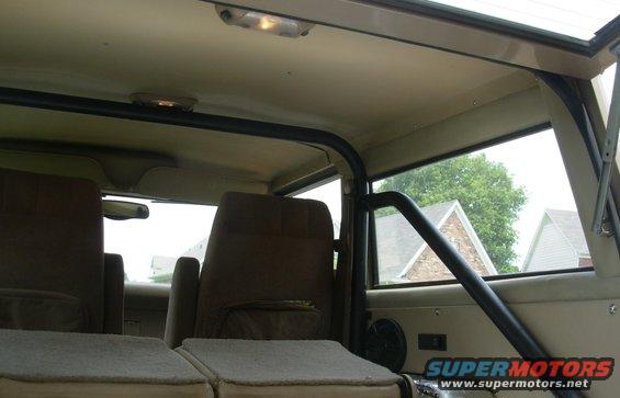 campertrim12.jpg I dimpled the lower trim behind the cage bar when I installed it, but I'll push it back out when I have it off to upholster them later.

IF THE IMAGE IS TOO SMALL, click it.