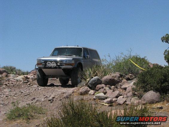 Nick Vanderwey in his Bronco prerunner
