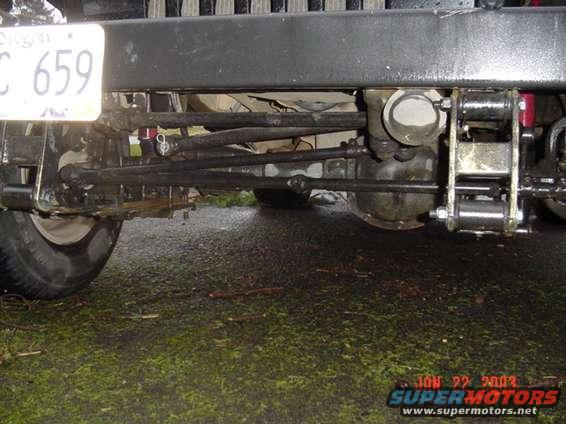 Note how straight the track and steering bars are