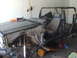 1994 Jeep Cherokee - This 1994 Jeep Cherokee is in a state of disassembly, with its body removed from the chassis.