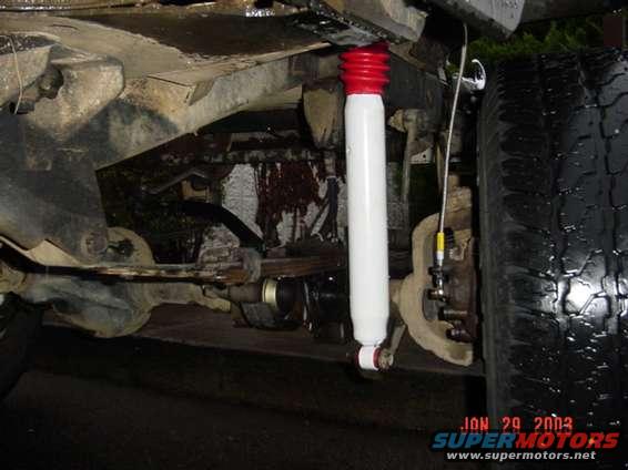 New shock/brake line