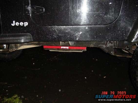 Transfer case had to be dropped