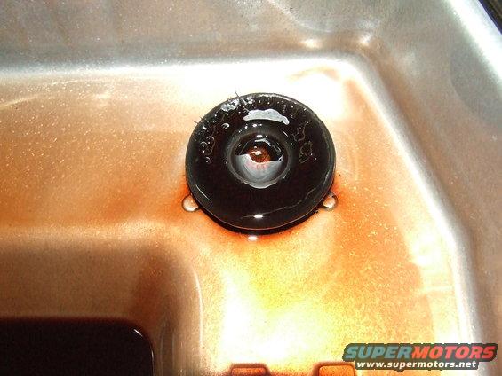 Tranny pan magnet with some slug.