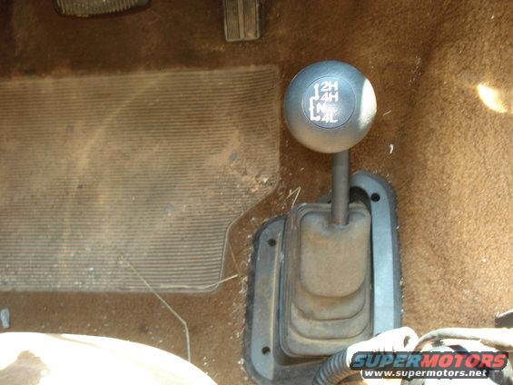 floor shifter for 4 wheel drive