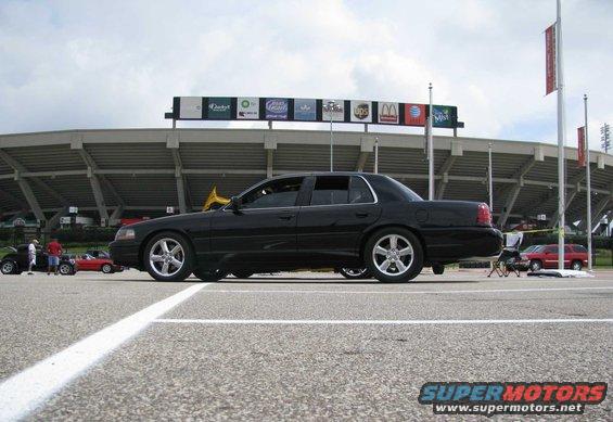 Black 2003 Mercury Marauder parked at a car show
